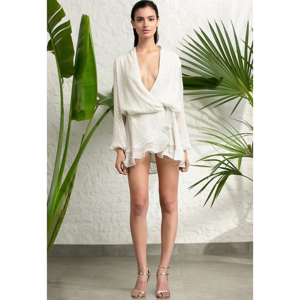 Rococo Sand Elna Long Sleeve Metallic Embroidered